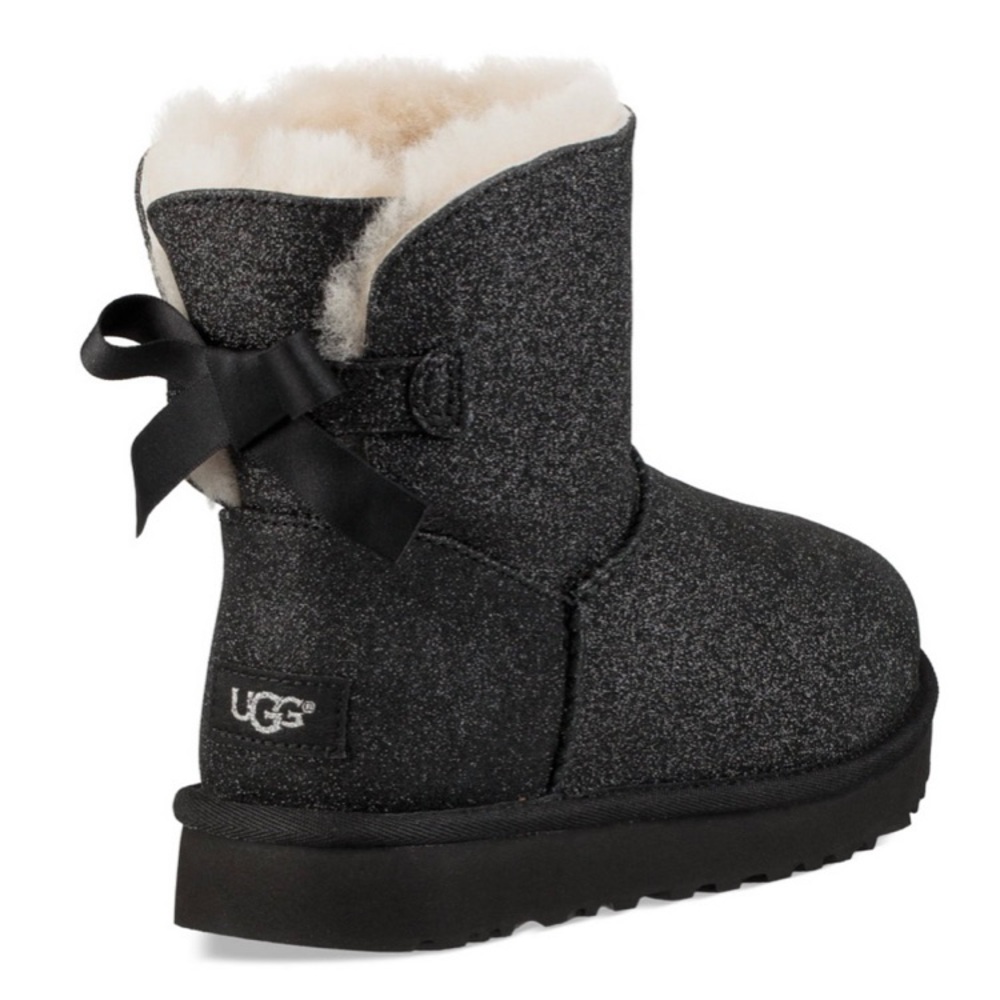 Ugg MINI BAILEY BOW SPARKLE BOOT BLACK
